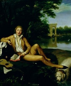 Camillo Borghese, ritratto con chitarra di Pietro Nocchi