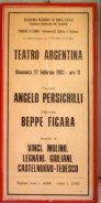 Teatro Arhentina, Rome  february 27th, 1983