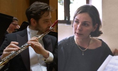 Letizia Guerra e Paulo Ghiglia, flauto e  chitarra